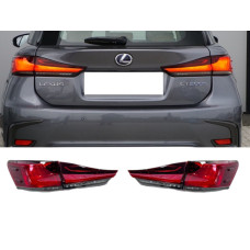 Задні ліхтарі рестайлінг 2018+ для Lexus CT 2010-2021, комплект 4шт (для 2010-2017 підходять тільки з накладкою багажника рестайлінг)