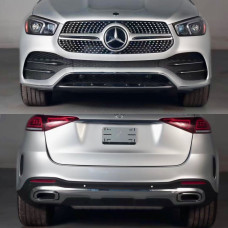 Обвіс AMG Line Mercedes GLE V167 2019-2022 (решітка, передній / задній бампера)