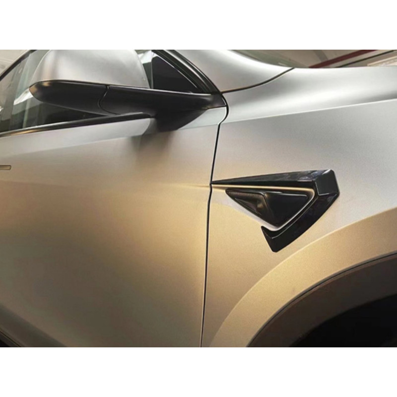 Комплект обвісу Tesla Model Y 2020 - ABS пластик, колір чорний глянець