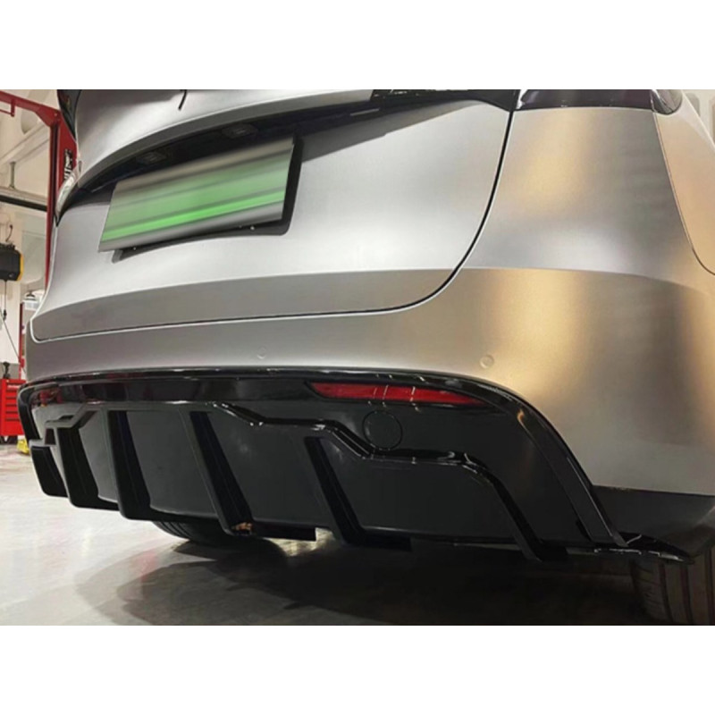 Комплект обвісу Tesla Model Y 2020 - ABS пластик, колір чорний глянець