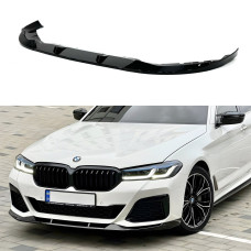 Спідниця накладка переднього бампера M Performance BMW 5 series G30 G31 LCI 2020-2024 ABS пластик, чорний глянець