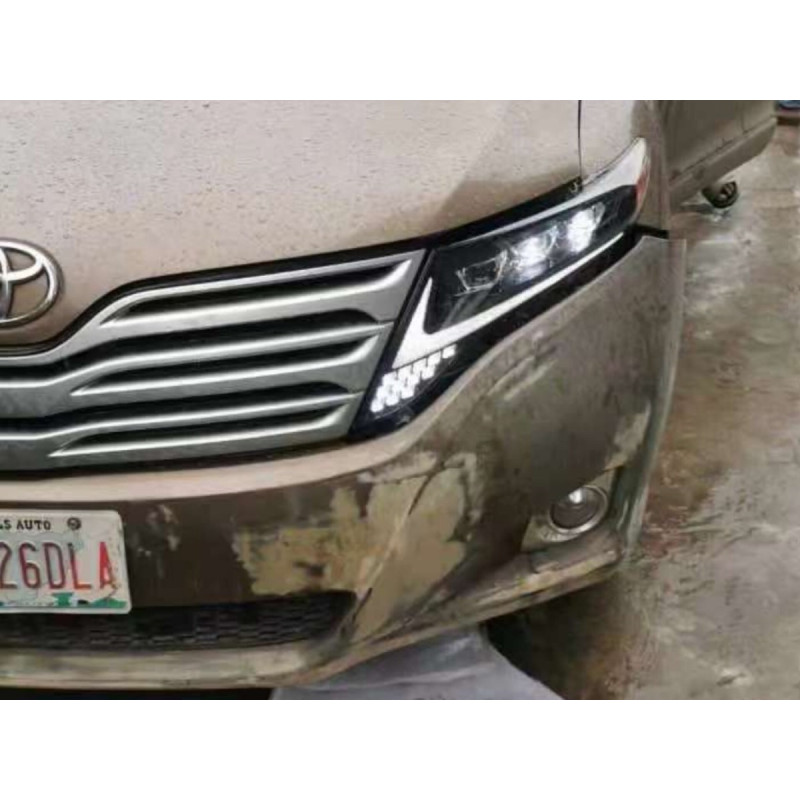 Фари FULL LED 3 лінзи Toyota Venza 2009-2013
