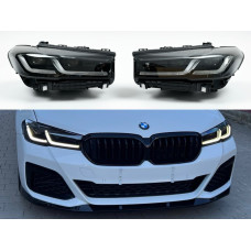 Фари Shadow Line LED LCI 2020+ рестайлінг для BMW G30/G31 2016-2020 2шт. із заміною бампера на 20+