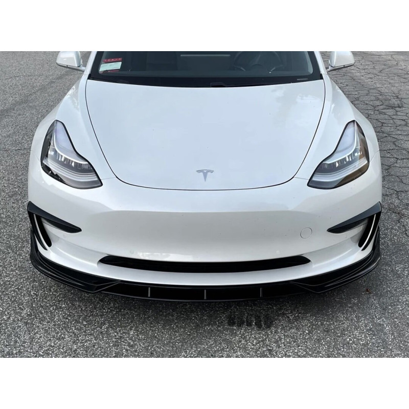 Комплект обвісу Tesla Model 3 2017- ABS пластик, колір чорний глянець