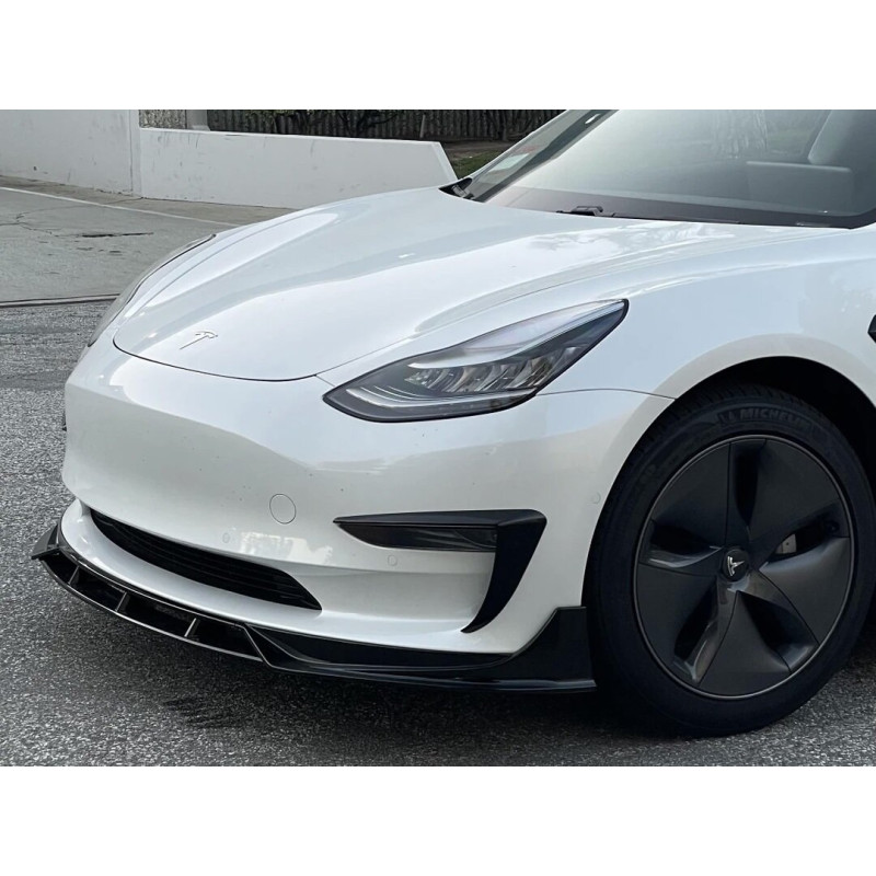 Комплект обвісу Tesla Model 3 2017- ABS пластик, колір чорний глянець