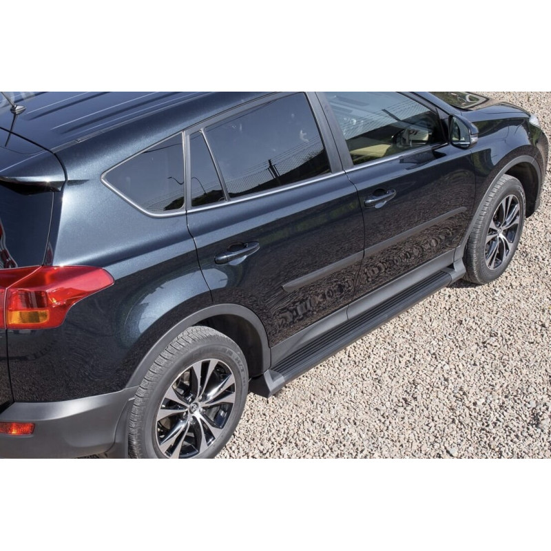 Пороги бічні підніжки Toyota Rav-4 2013-2015 2 шт.