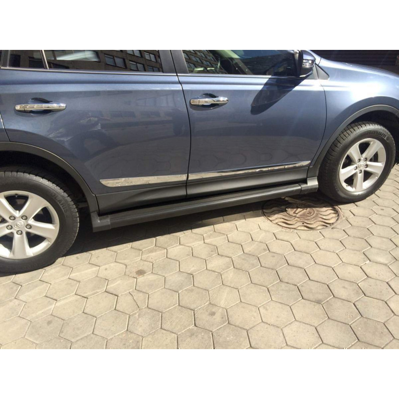 Пороги бічні підніжки Toyota Rav-4 2013-2015 2 шт.