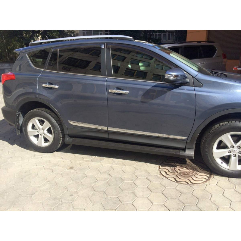 Пороги бічні підніжки Toyota Rav-4 2013-2015 2 шт.