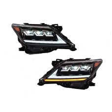 Фари Full LED 3 лінзи Lexus LX 570 2012-2015 у стилі рестайлінг 2016