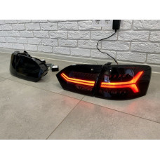 Задні LED ліхтарі стопи Volkswagen Jetta 6 2011-2014 у стилі Audi Black