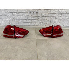 Задні LED стопи ліхтарі Volkswagen Passat B7 USA 2011-2015 (ЖОВТИЙ ПОВОРОТНИК)