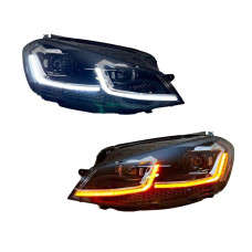 FULL LED фари Volkswagen Golf 7.5 рестайлінг 2017-2021
