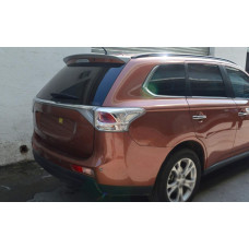 Спойлер козирок Mitsubishi Outlander 2012-2021 ABS пластик під фарбування