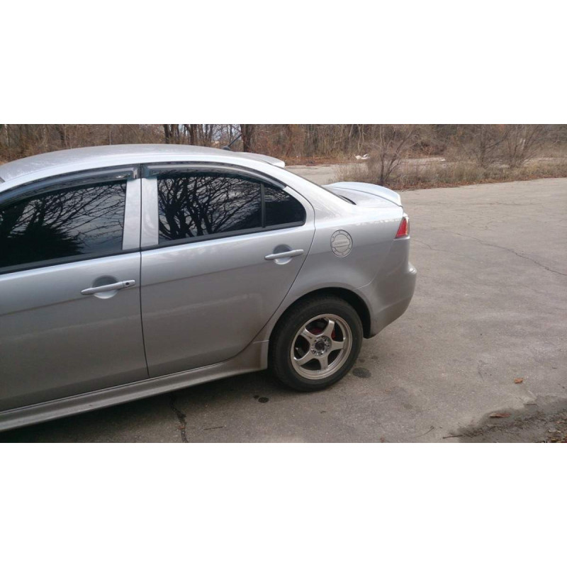 Ліп спойлер Duck Tail Mitsubishi Lancer X 2007-2015 ABS пластик під фарбування