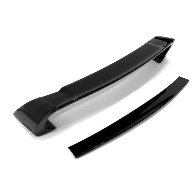 Спойлер високий Mugen RR Honda Civic 4D 2007-2011 ABS пластик, колір чорний глянець