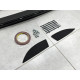 Спойлер високий Mugen RR Honda Civic 4D 2007-2011 ABS пластик, колір чорний глянець