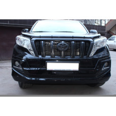 Спідниця переднього бампера Modelista Toyota Land Cruiser Prado 150 рестайлінг 2013+ (білий)