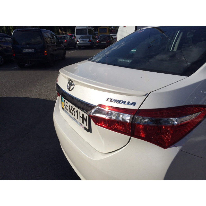 Спойлер ліп багажника Toyota Corolla 2013-2018 ABS пластик під фарбування
