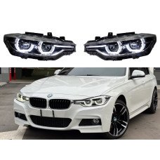 Фари FULL LED для BMW 3 series F30 F31 2012-2018 2шт, ГАЛОГЕН У ЛЕД