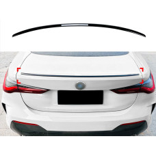 Спойлер лип BMW 4 series G22 2020 - ABS пластик, чорний глянець