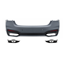 Бампер задній з насадками M760 BLACK для BMW 7 series G12 2019-2022