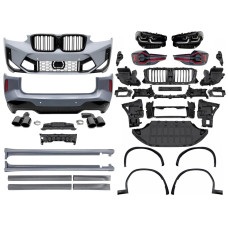 Обвіс комплект рестайлінгу X3M F97 LCI 2022+ для BMW X3 G01 2018-2021 з фарами Shadow Line