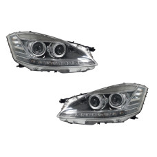 Передні фари ( Bi-Xenon LCI ) заміна до рестайлінг на Mercedes-Benz S-Class W221 2005-2009 року
