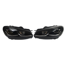 Передні фари ( Full Led апгрейд в Golf VII 2017+ ) на Volkswagen Golf VI 2008-2012 року