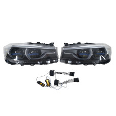 Передні фари ( Full Led стиль Laser ) апгрейд на BMW 3 Series ( GT ) F34 2013-2019 року
