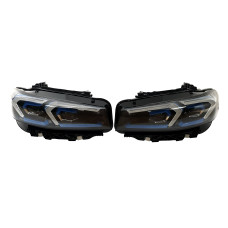 Передні фари Laser ( апгрейд в LCI ) на BMW 3 Series G20 / G21 2018-2022 року