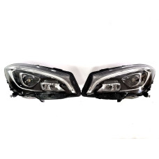 Передні фари Full Led ( оригінал комплектні ) на Mercedes-Benz CLA-Class C117 2017-2019 року