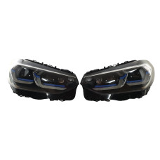 Передні фари Full Led в стилі Laser ( апгрейд в LCI ) на BMW X3 G01 2018-2022 року