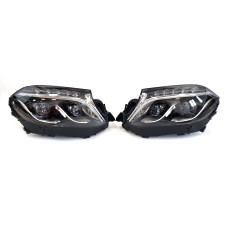 Передні фари LED ( оригінал комплектні ) на Mercedes-Benz GLS-Class X166 2015-2019 року