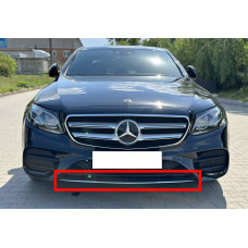 Накладки на бампер передній ( Хром ) на Mercedes-Benz E-Class W213 2016-2020 року