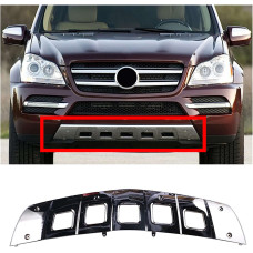 Накладки на бампер передній ( Хром ) на Mercedes-Benz GL-Class X164 2009-2012 року