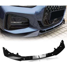 Губа ( переднього бампера ) Чорний глянець на BMW 4 Series G22 / G23 2020-2024 року