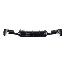 Дифузор ( заднього бампера ) Чорний глянець ( M-Performance ) 0--0 на BMW 4 Series F32 / F33 2013-2020 року