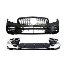 Комплект обвісів ( стиль AMG E63S ) Body Kit Chrome на Mercedes-Benz E-Class W213 2016-2020 року