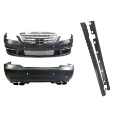 Комплект обвісів ( стиль S65 ) на Mercedes-Benz S-Class W221 2009-2013 року