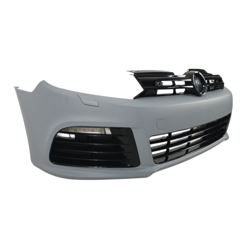 Передній бампер ( стиль R20 ) на Volkswagen Golf VI 2008-2012 року