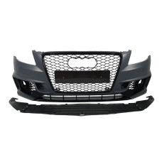 Передній бампер ( стиль RS4 B9 ) V2 на Audi A4 B8 2007-2011 року