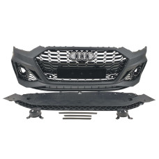 Передній бампер ( стиль RS5 2020+ ) під дистронік на Audi A5 B9 2016-2020 року