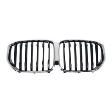 Ніздрі Чорний глянець / Хром рамка ( 1 BAR ) на BMW X5 G05 2018-2022 року