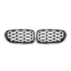 Ніздрі Diamond Black (хром рамка) на BMW 5 Series F10 / F11 2010-2017 року