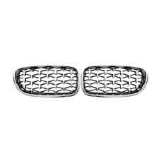 Ніздрі Diamond Silver ( хром рамка ) на BMW 5 Series F10 / F11 2010-2017 року