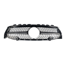 Решітка радіатора Black ( без місця під камеру ) Diamond на Mercedes-Benz CLA-Class C118 2019-2023 року
