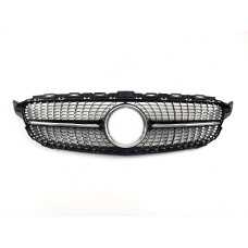 Решітка радіатора Diamond Black ( без місця під камеру ) на Mercedes-Benz C-Class W205 2014-2018 року