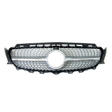 Решітка радіатора Silver ( без місця під камеру ) Diamond на Mercedes-Benz E-Class W213 2016-2020 року