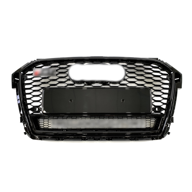 Решітка радіатора Full Black ( в стилі RS1 ) Quattro на Audi A1 8X 2014-2019 року