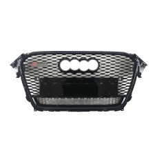 Решітка радіатора Full Black ( в стилі RS4 quattro ) на Audi A4 B8 2011-2015 року